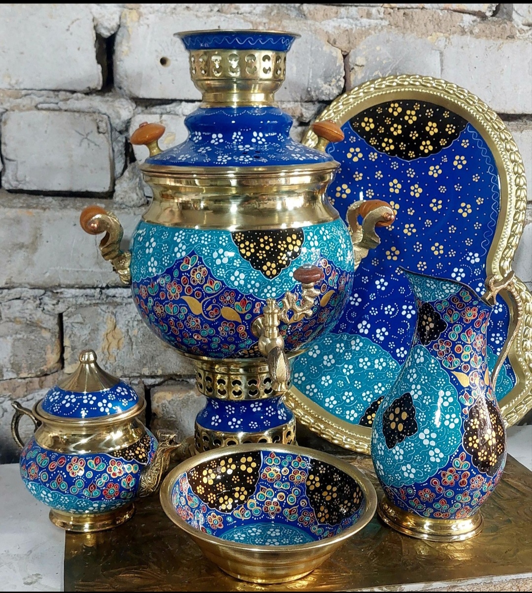 سماور ذغالی پرداز و الماس تراش نانو شده