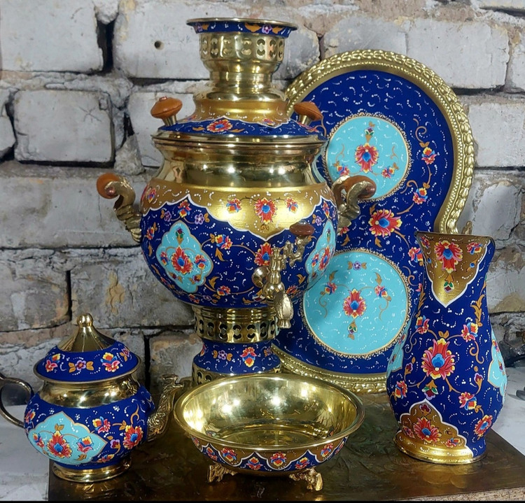 سماور ذغالی پرداز و الماس تراش نانو شده